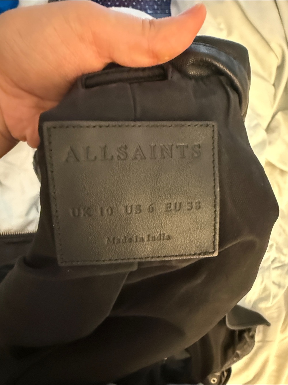 AllSaints Black Leather Jacket